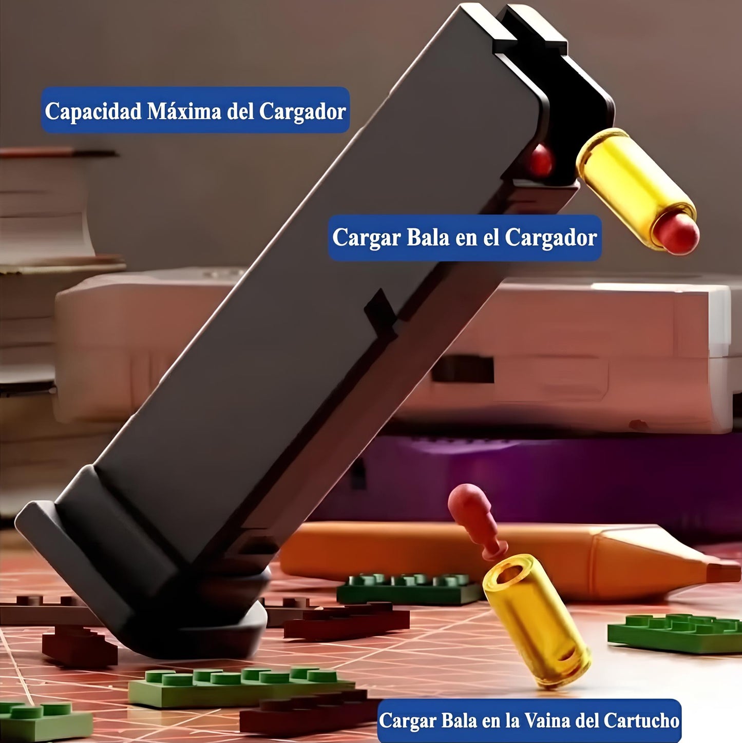 BlockShot™ Pistola Lego Antiestrés